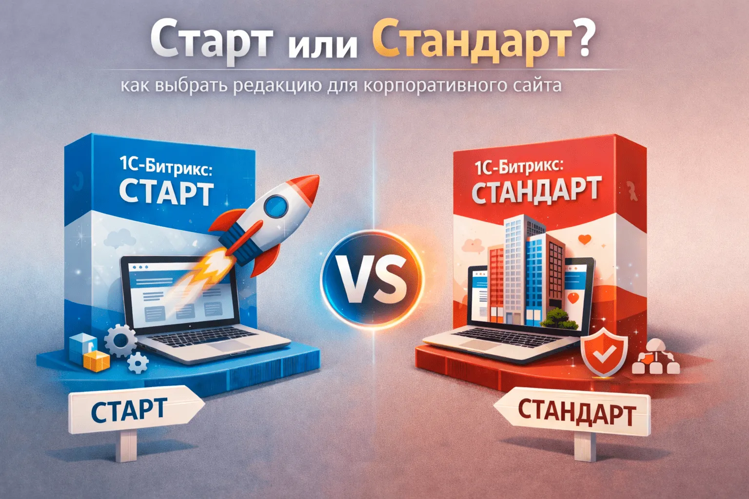 Старт или Стандарт: как выбрать редакцию для корпоративного сайта в Воронеже